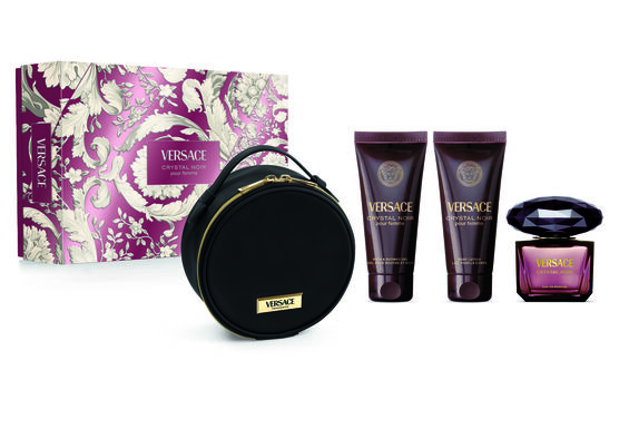 Kit Coffret Versace Crystal Noir Feminino Eau de Parfum